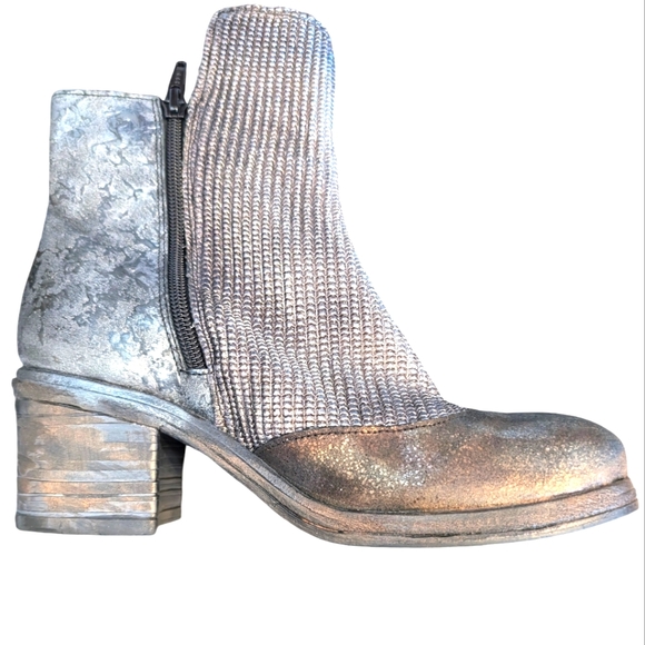 Papucei Iris Silver Bronze Ankle Boot - Picture 3 of 11